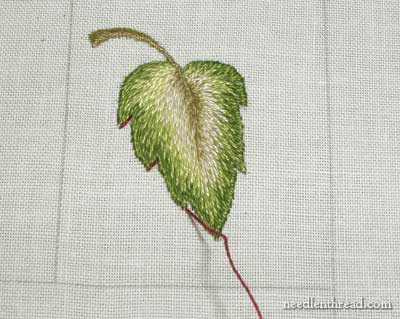 Long and Short Stitch Shading Lessons on needlenthread.com