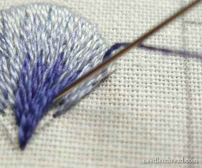 Long and Short Stitch Shading tutorials on needlenthread.com