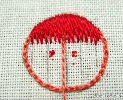 Long and Short Stitch Shading Lessons on needlethread.com