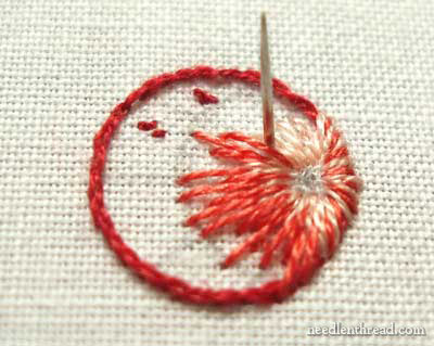 Long and Short Stitch Shading Lessons on needlethread.com