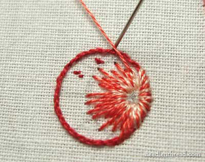 Long and Short Stitch Shading Lessons on needlethread.com