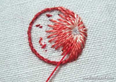 Long and Short Stitch Shading Lessons on needlethread.com