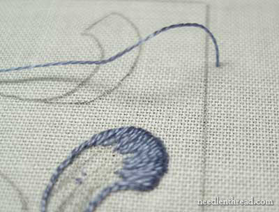 Long and Short Stitch Shading Lessons on needlenthread.com