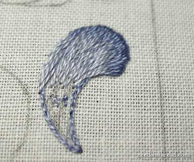 Long and Short Stitch Shading Lessons on needlenthread.com