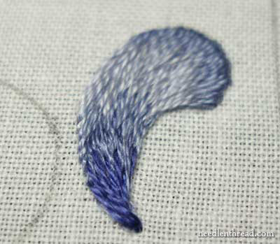 Long and Short Stitch Shading Lessons on needlenthread.com