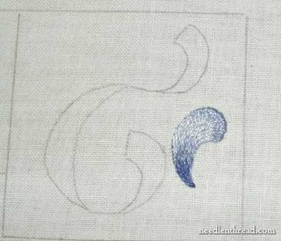 Long and Short Stitch Shading Lessons on needlenthread.com