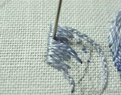 Long and Short Stitch Shading Lessons on needlenthread.com