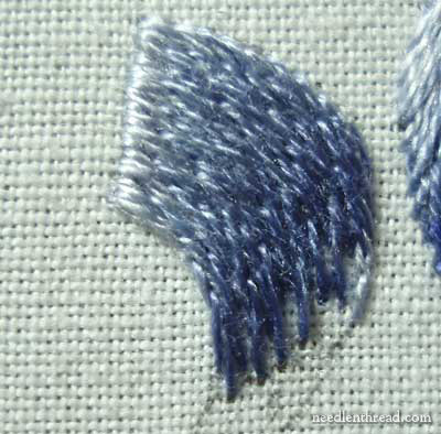 Long and Short Stitch Shading Lessons on needlenthread.com