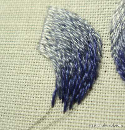 Long and Short Stitch
 Shading Lessons on needlenthread.com