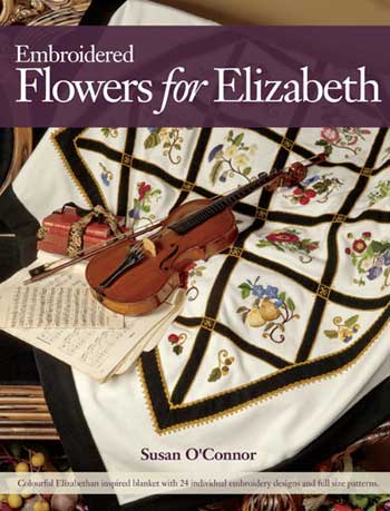 Embroidered Flowers for Elizabeth by Susan O'Connor