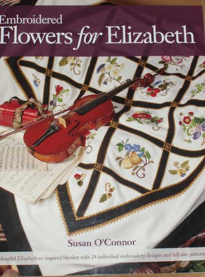 Embroidered Flowers for Elizabeth by Susan O'Connor