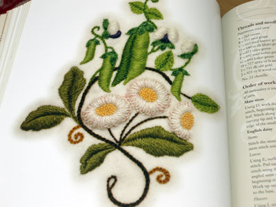 Embroidered Flowers for Elizabeth by Susan O'Connor