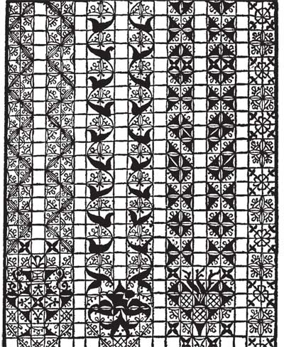 Italian needle lace pattern
