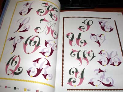 Book of Iron-On Monograms from Sajou