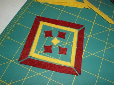 Beginning a Hand Embroidered Goldwork Christmas Ornament