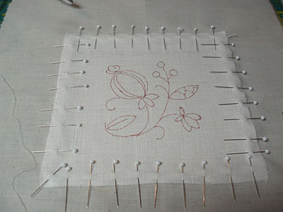 How to Hand Embroider with a Stretcher Bar Frame - Easy and so worth it! -  Stitchdoodles