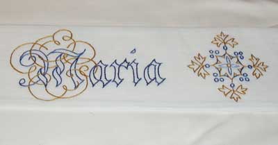 Hand Embroidered Maniturgia