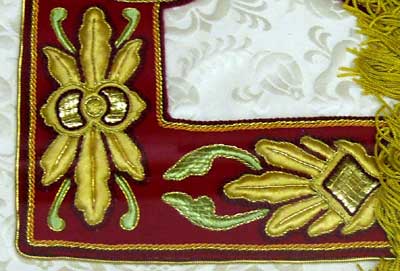 Ecclesiastical Embroidery: Pelican on an Altar Frontal