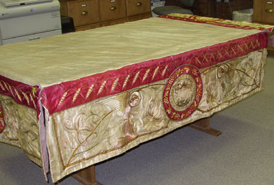 Ecclesiastical Embroidery: Processional Canopy in Disrepair