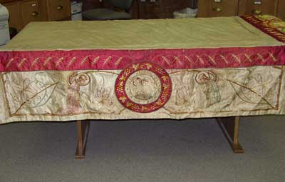 Ecclesiastical Embroidery: Processional Canopy in Disrepair