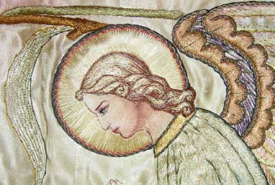 Ecclesiastical Embroidery: Processional Canopy in Disrepair