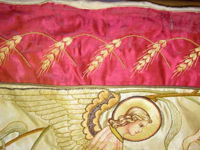 Ecclesiastical Embroidery: Processional Canopy in Disrepair