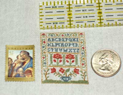 Miniature Embroidery Sampler