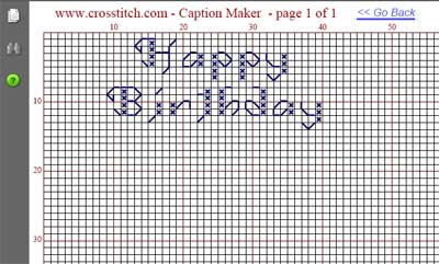 Cross Stitch Text Generator