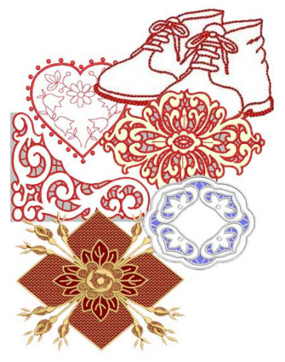 Redwork Machine Embroidery Designs