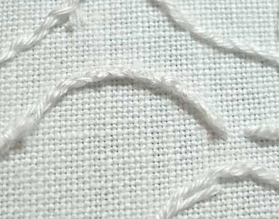 Removing a Slip Knot from the Back of Embroidery