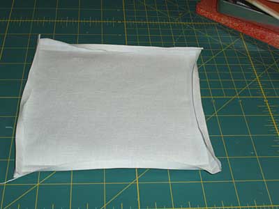 How to Mitre Corners on a Piece of Linen