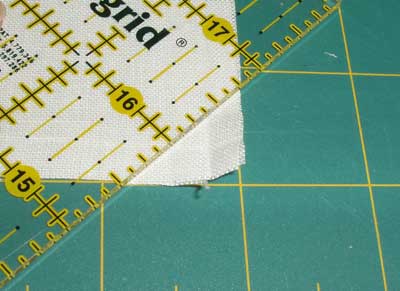 How to Mitre Corners on a Piece of Linen