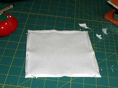 How to Mitre Corners on a Piece of Linen