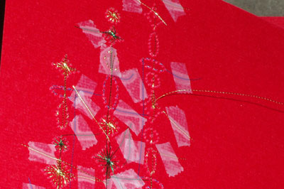 Hand Embroidery on Paper: Embroidered Christmas Cards, 2008