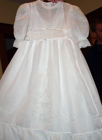 Hand Embroidered First Communion Dress