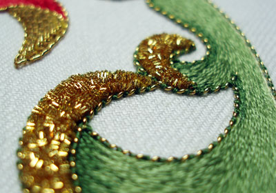 Goldwork Embroidery: The Finished Project