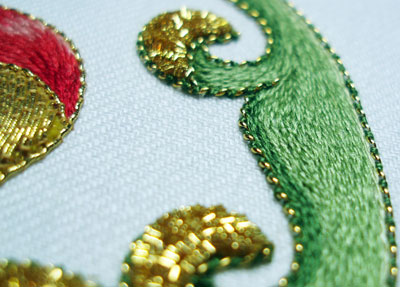 Goldwork Embroidery: The Finished Project