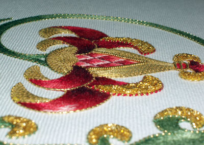 Goldwork Embroidery: The Finished Project