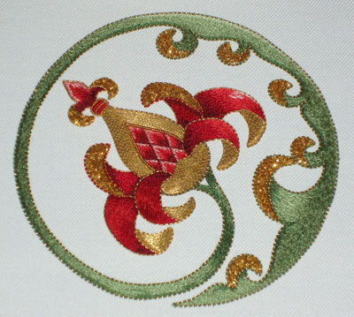 Goldwork Embroidery: The Finished Project