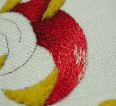 Goldwork Embroidery Project: Silk Shading