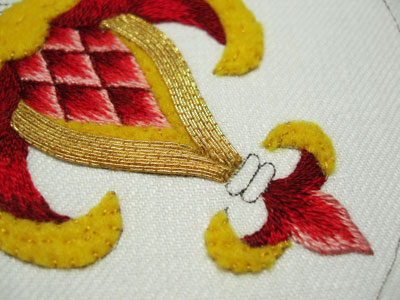 Goldwork Embroidery Project: Smooth Passing Thread