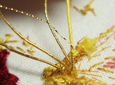 Goldwork Embroidery Project: Smooth Passing Thread