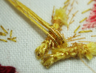 Goldwork Embroidery Project: Smooth Passing Thread