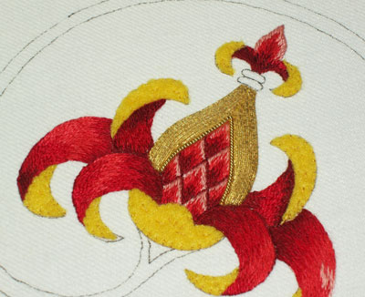 Goldwork Embroidery Project: Smooth Passing Thread