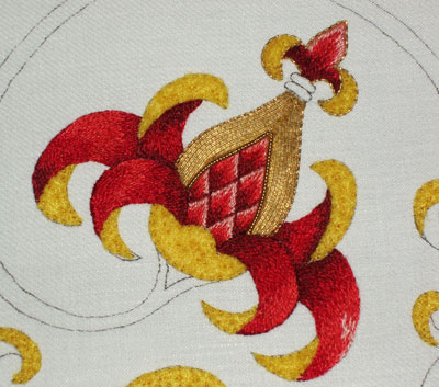 Goldwork Embroidery: Check Thread