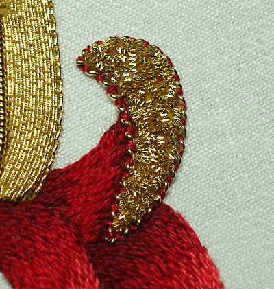 Goldwork Embroidery: Pearl Purl