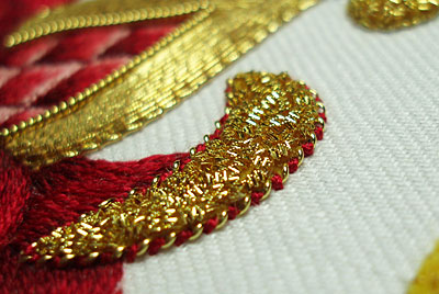 Goldwork Embroidery: Pearl Purl