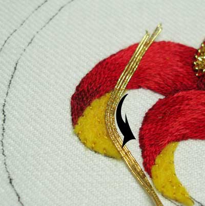 Goldwork Embroidery: Smooth Passing Thread