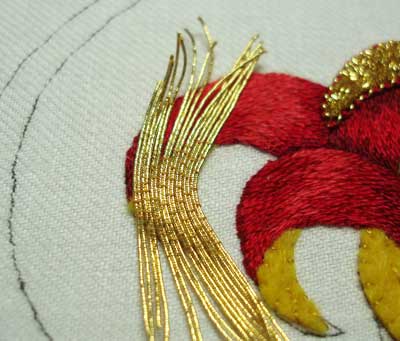 Goldwork Embroidery: Smooth Passing Thread