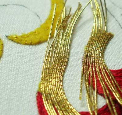 Goldwork Embroidery: Smooth Passing Thread